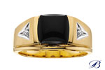 Men's Black Onyx Ring