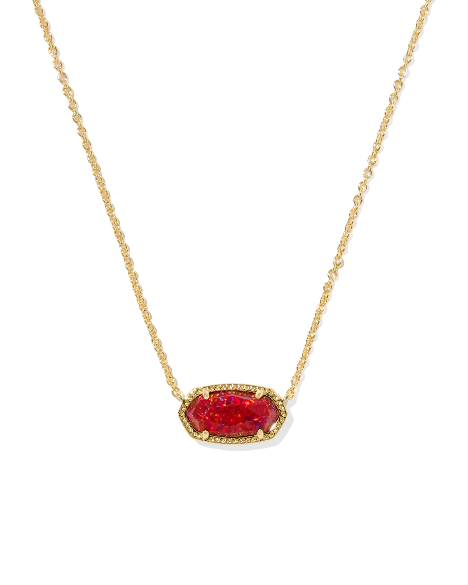 Kendra Scott Elisa Gold Pendant Necklace | Kyocera Opal