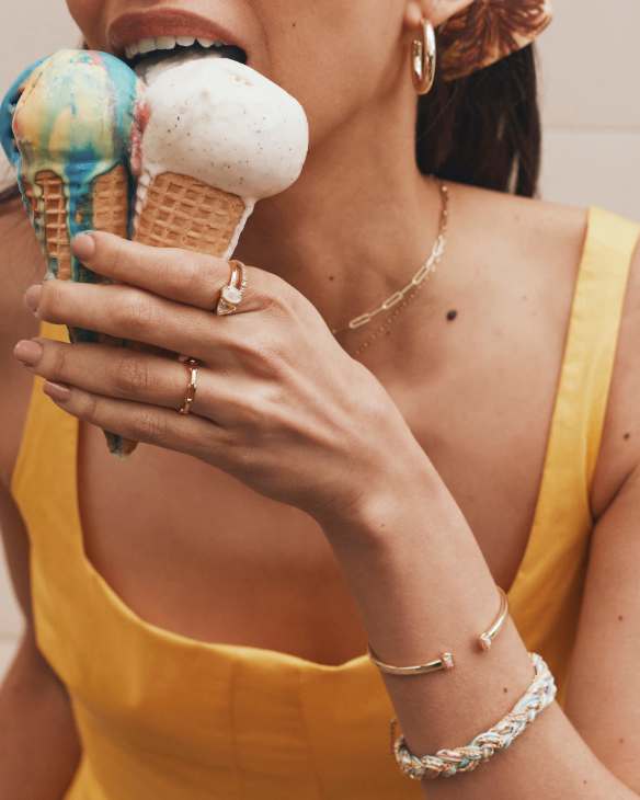 Joan Gold Corded Bracelet