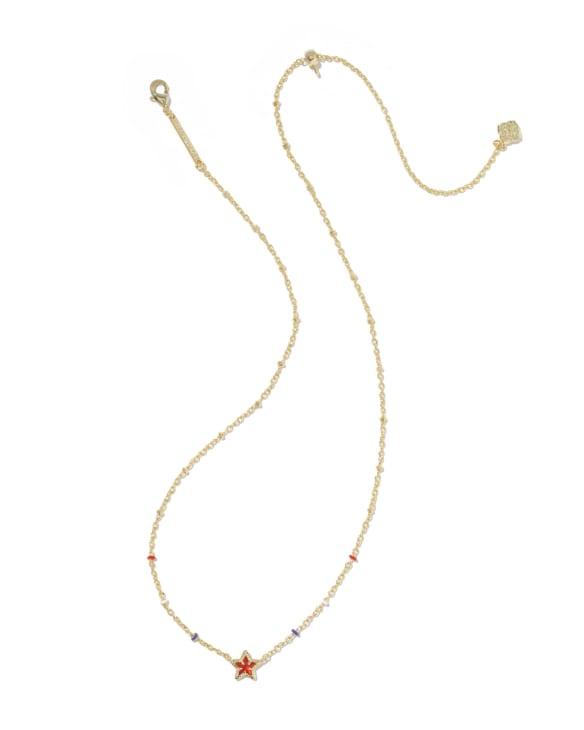 Mini Cassidy Gold Short Pendant Necklace