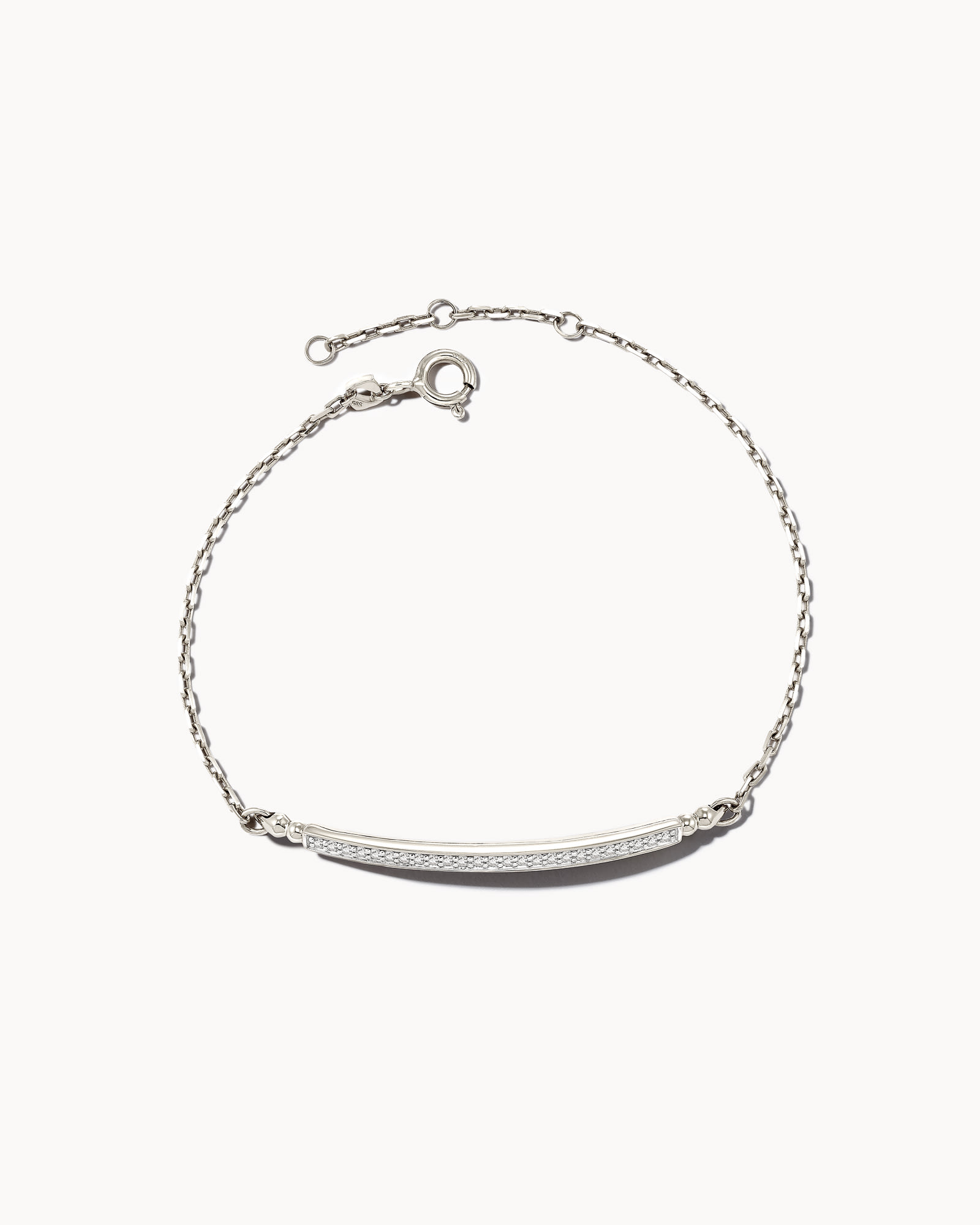 Kendra Scott 0.2 ct Ott 14k White Gold Delicate Bracelet in White Diamond | Diamonds